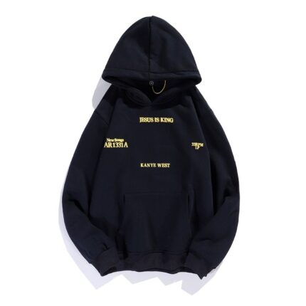 Kanye West Jesus Is King Fleece Hoodie: Embrace warmth and style with this fleece hoodie inspired by the 'Jesus Is King' album. Elevate your fashion with Yeezy's iconic blend of comfort and design.